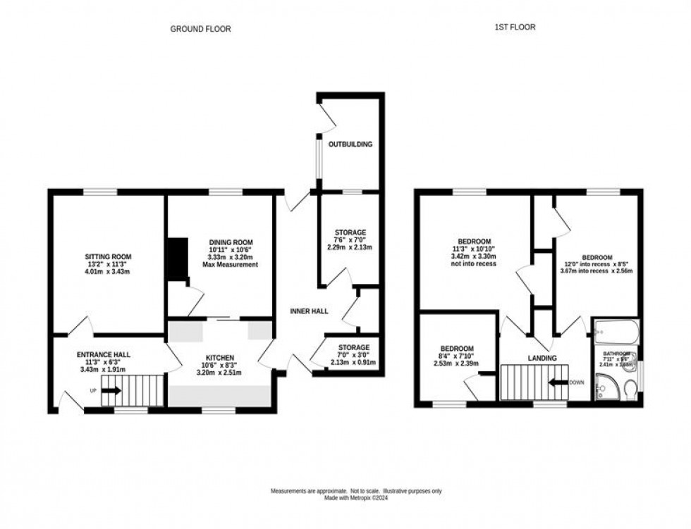 Floorplan for Shallcross Avenue, Whaley Bridge, High Peak