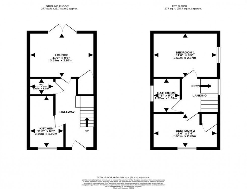 Floorplan for Hawthorne Road, Frodsham