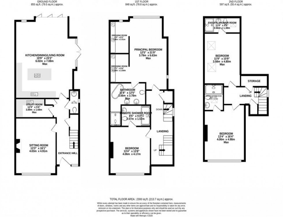 Floorplan for Orchard Villas, Alderley Road, Wilmslow