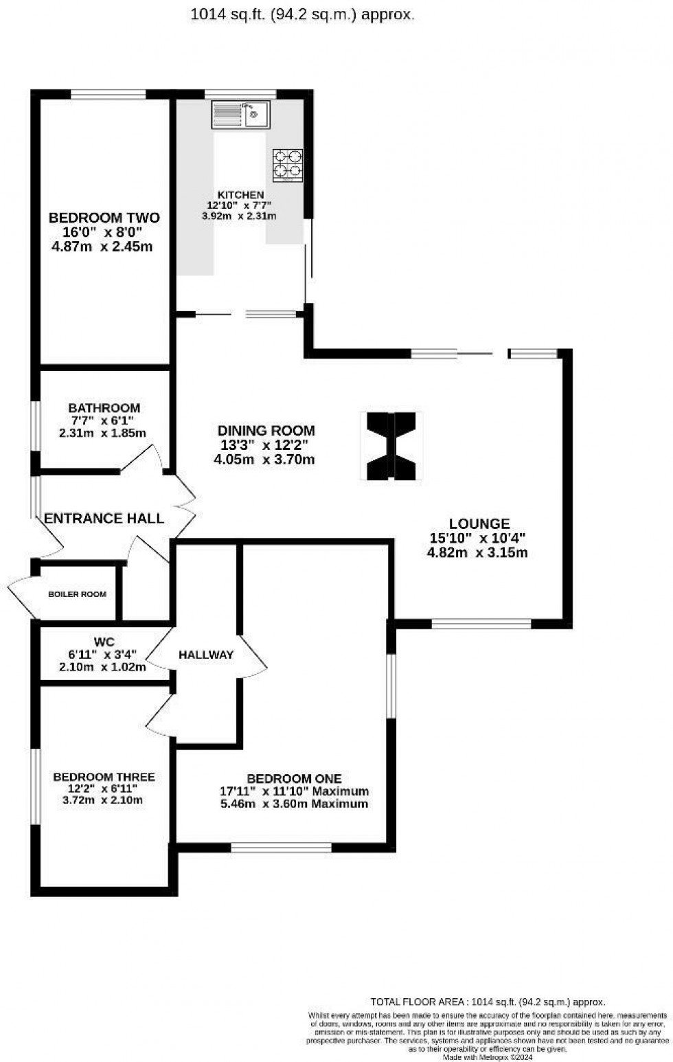 Floorplan for Hockenhull Crescent, Tarvin, Chester