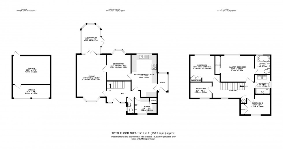 Floorplan for Streamside Close, Timperley, Altrincham