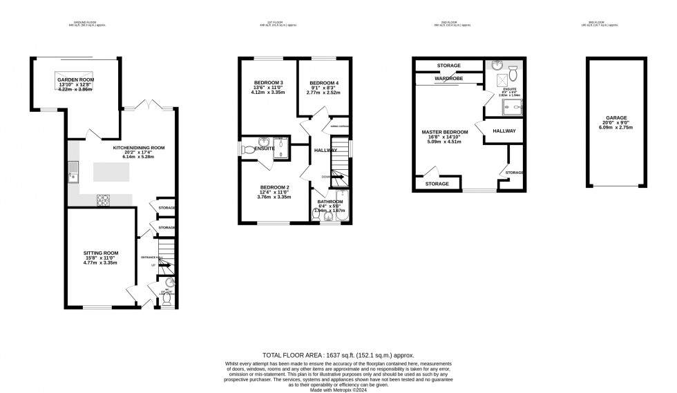 Floorplan for St. Georges Way, Handforth, Wilmslow