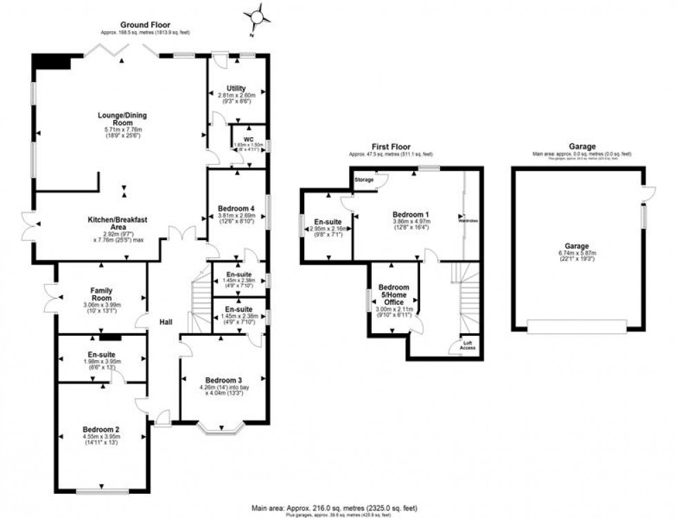 Floorplan for Kingsway, Frodsham