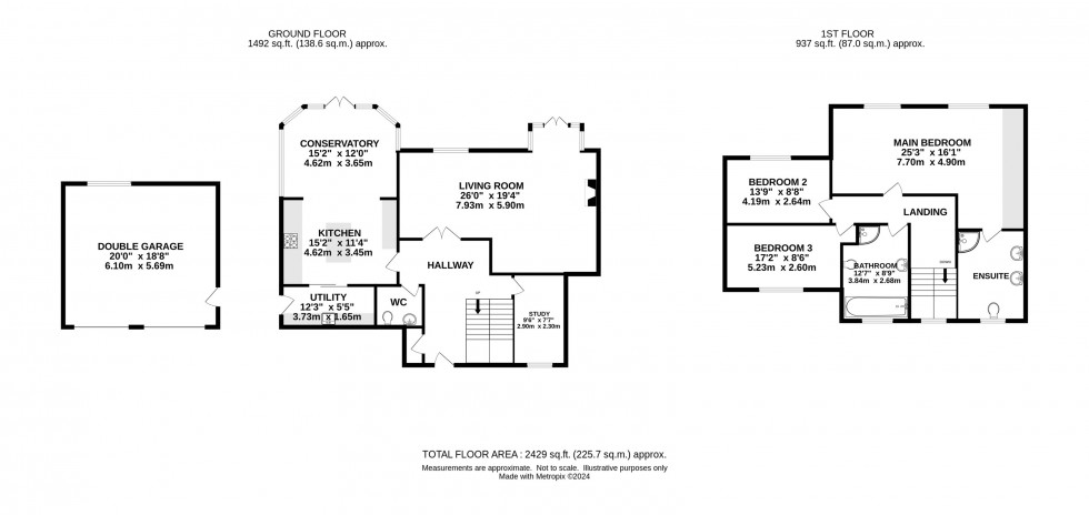 Floorplan for Prestbury, Macclesfield