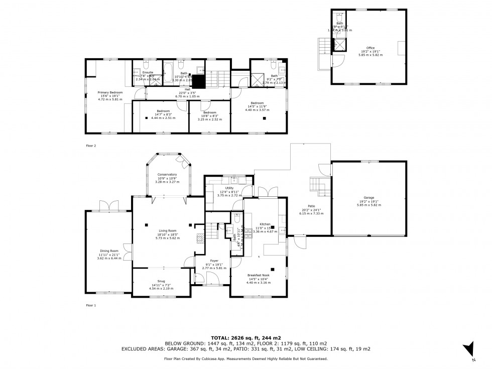 Floorplan for Filed Lane, Appleton, Warrington