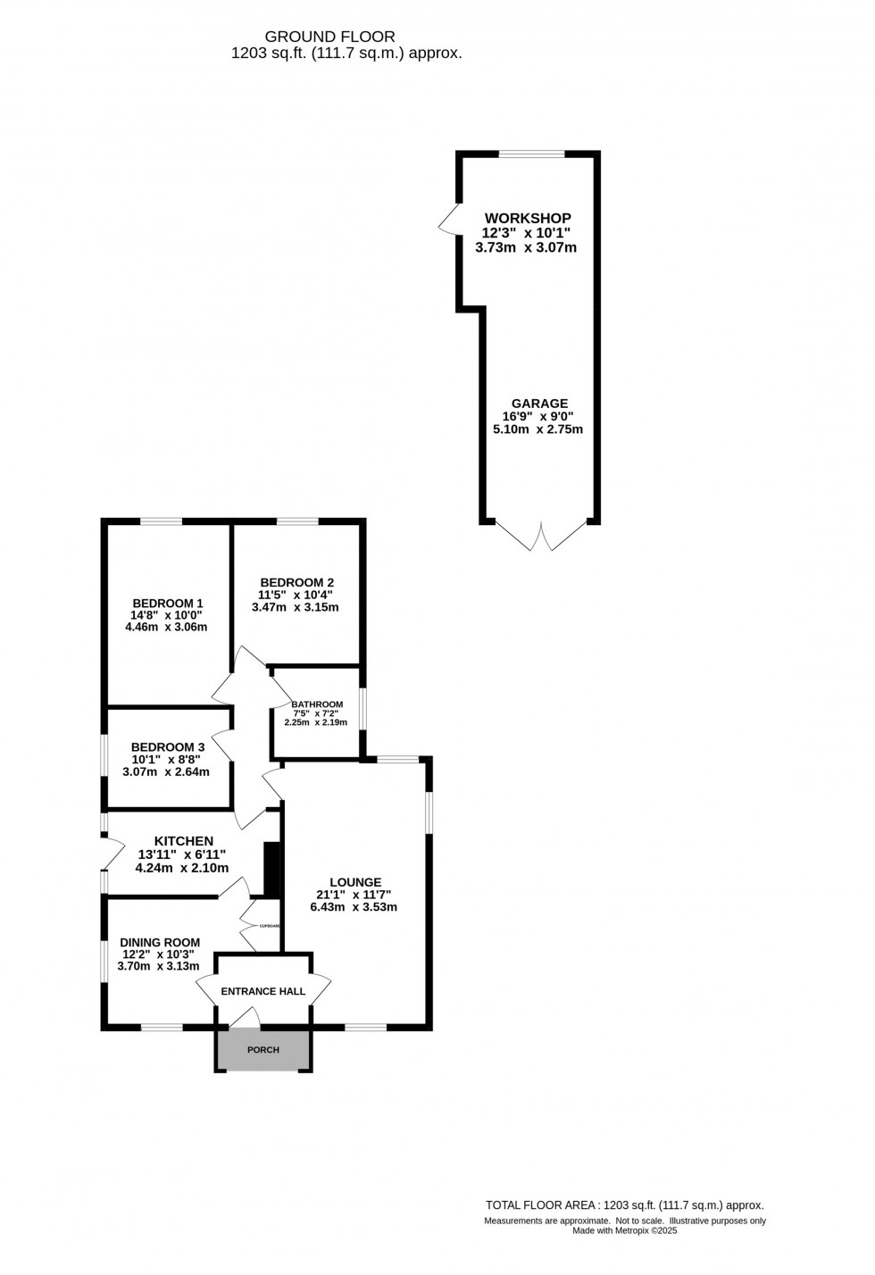 Floorplan for Thirlmere Close, Alderley Edge