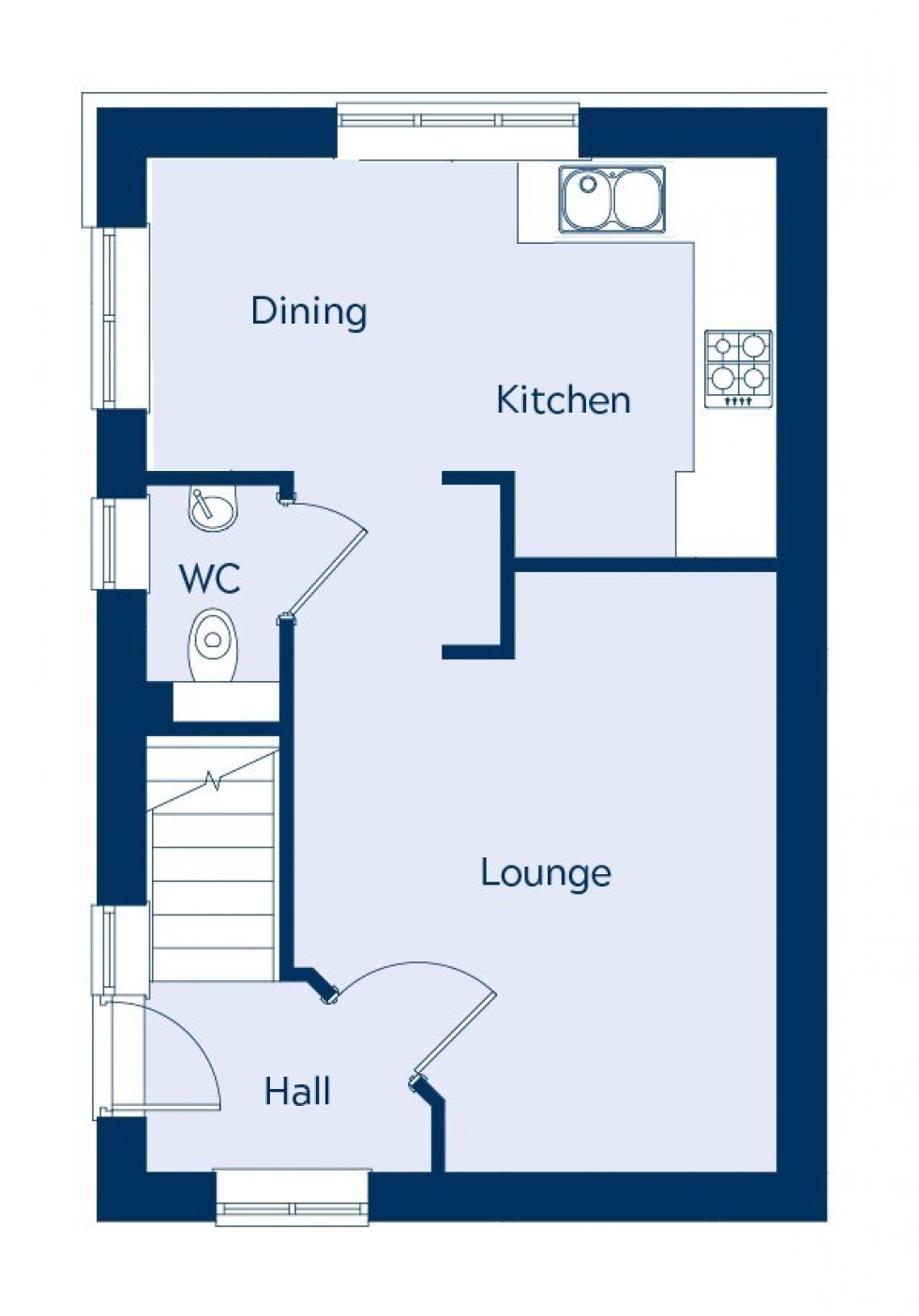 Floorplan for Nantwich Road, Calveley