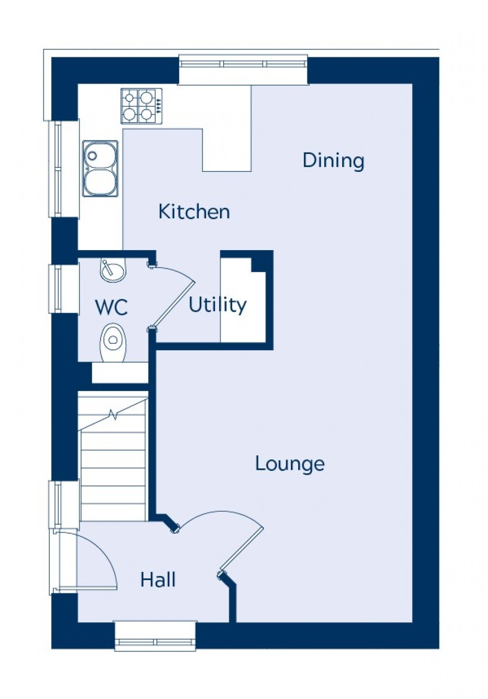 Floorplan for Nantwich Road, Calveley