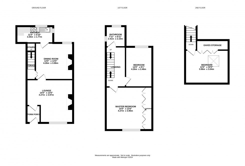 Floorplan for Lower Fold, Marple Bridge