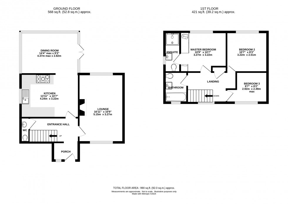 Floorplan for Park House Lane, Prestbury, Macclesfield