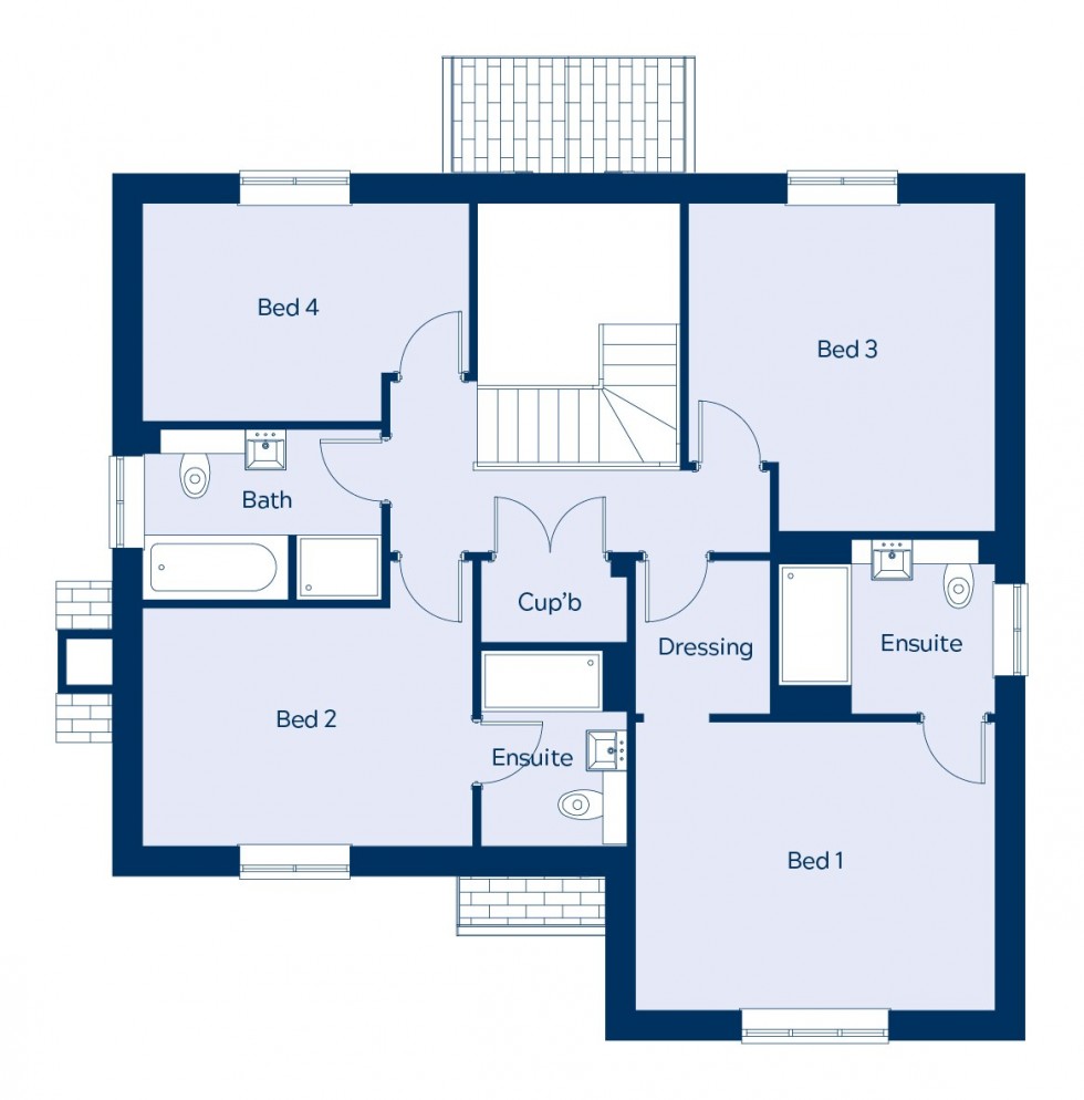 Floorplan for Nantwich Road, Calveley