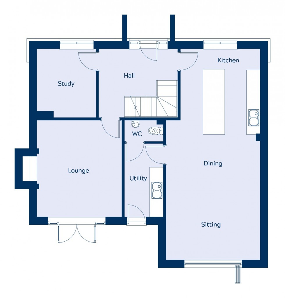 Floorplan for Nantwich Road, Calverley