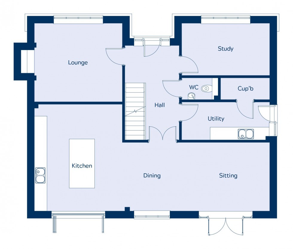 Floorplan for Nantwich Road, Calveley