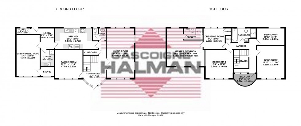 Floorplan for Royle Avenue, Glossop