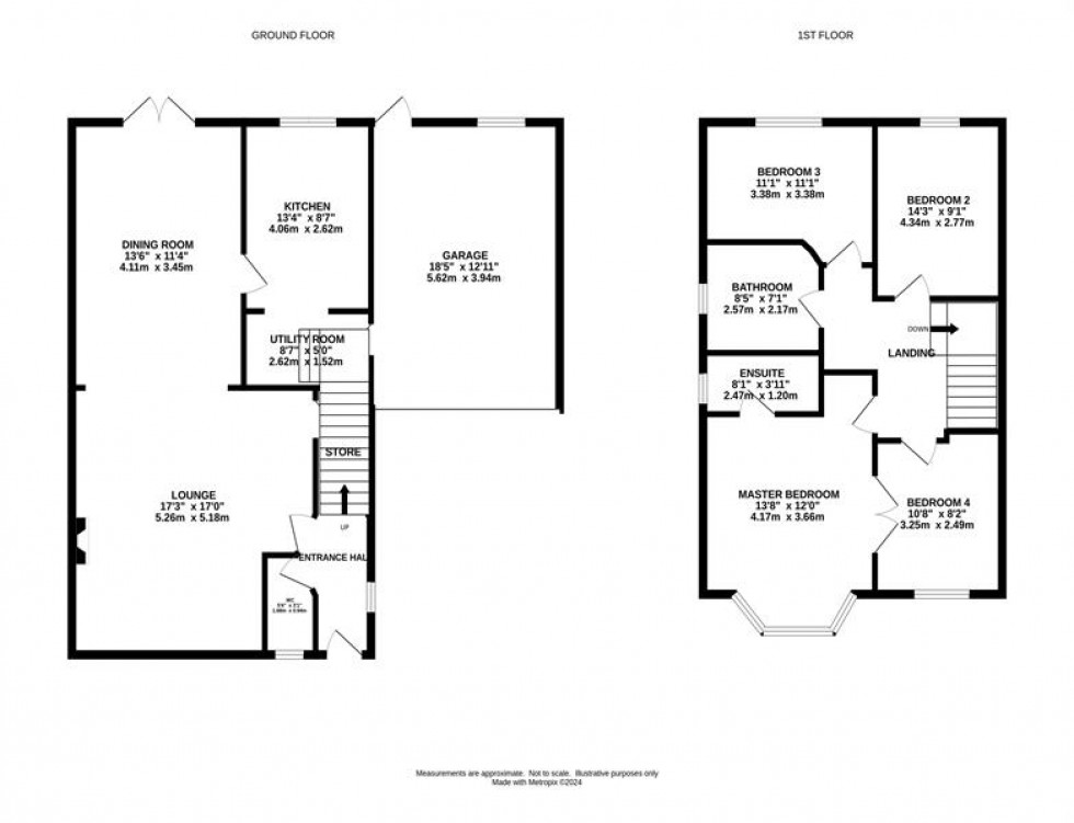 Floorplan for Nursery Road, Bollington