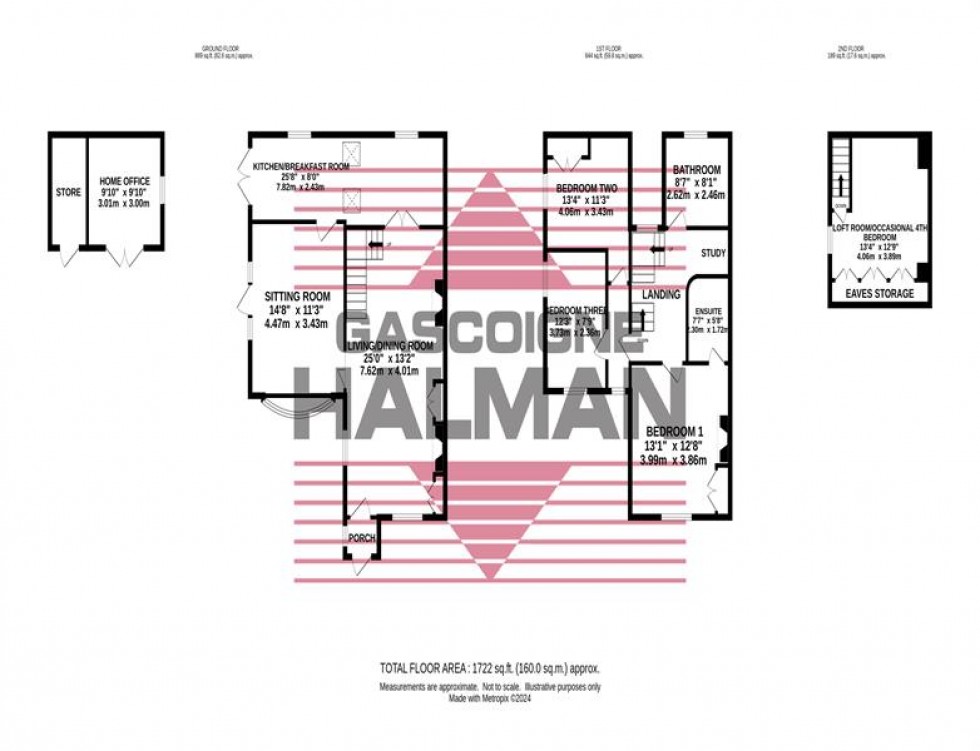 Floorplan for Fords Lane, Bramhall, Stockport