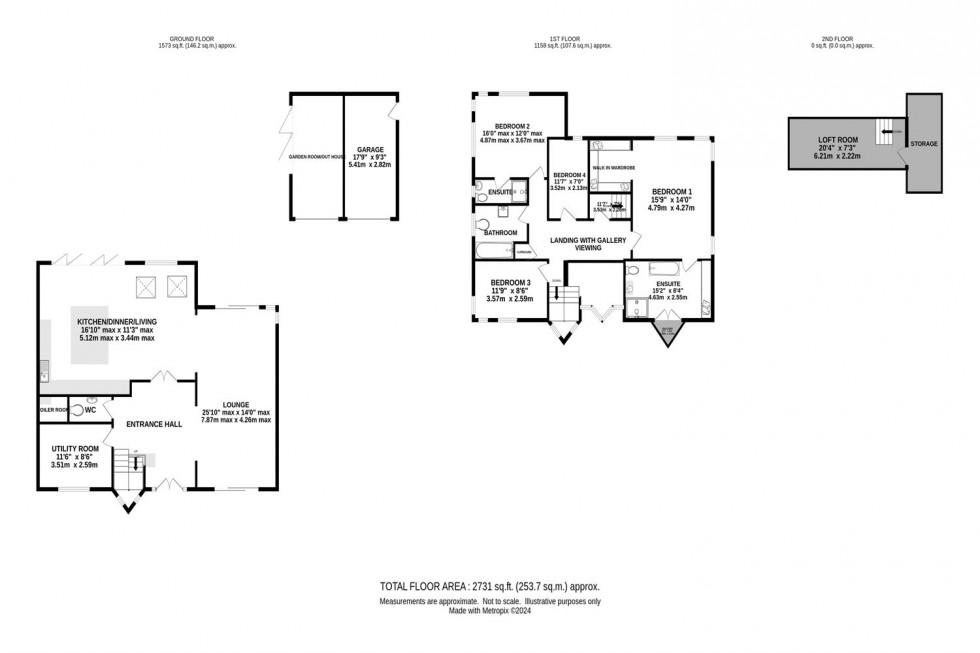 Floorplan for Holmlee Way, Prestbury, Macclesfield