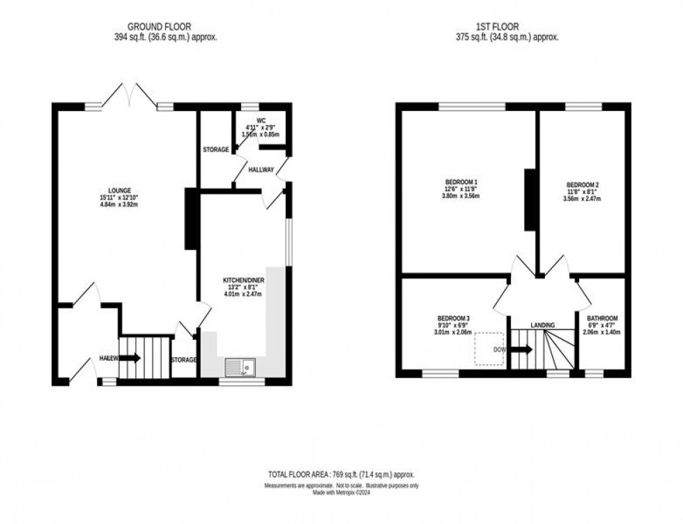 Floorplan for Avon Road, Burnage, Manchester