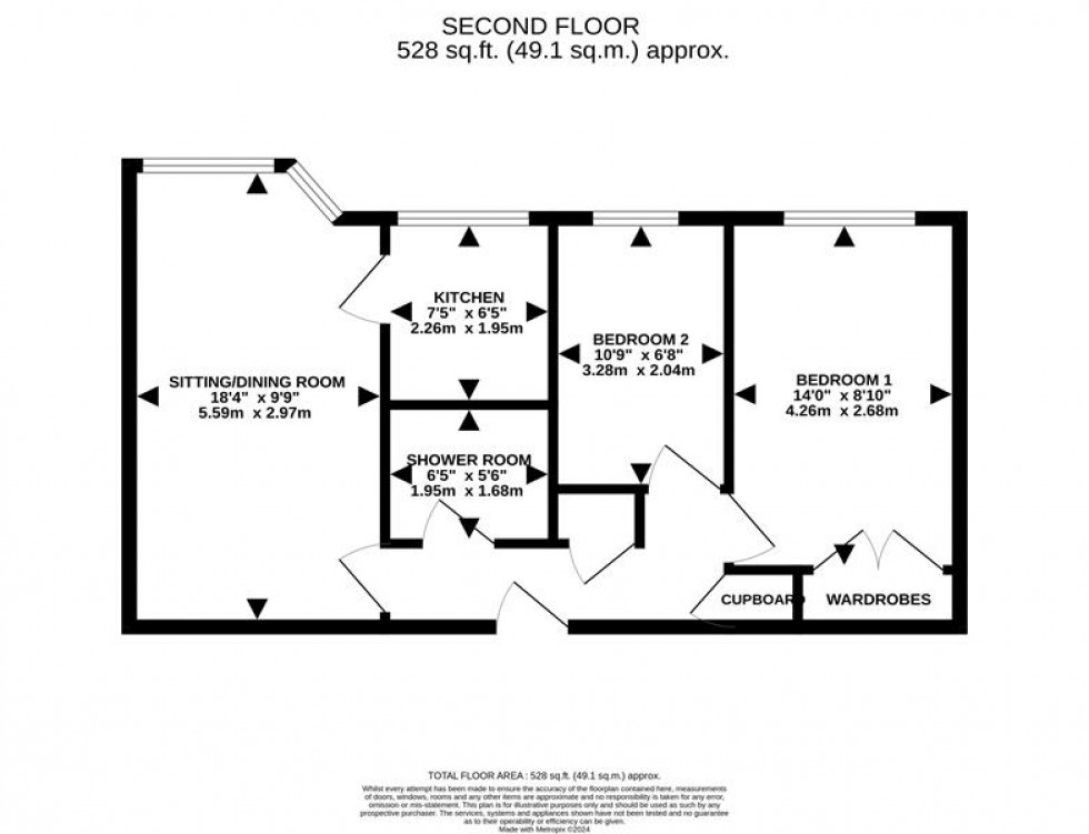 Floorplan for Lincoln Court, Lower Robin Hood Lane, Helsby, Frodsham