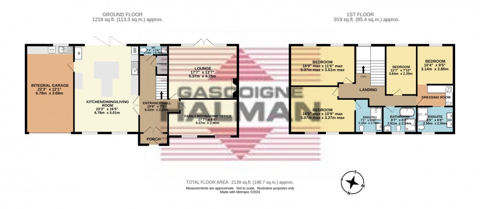 Floorplan for King Edward Avenue, Glossop