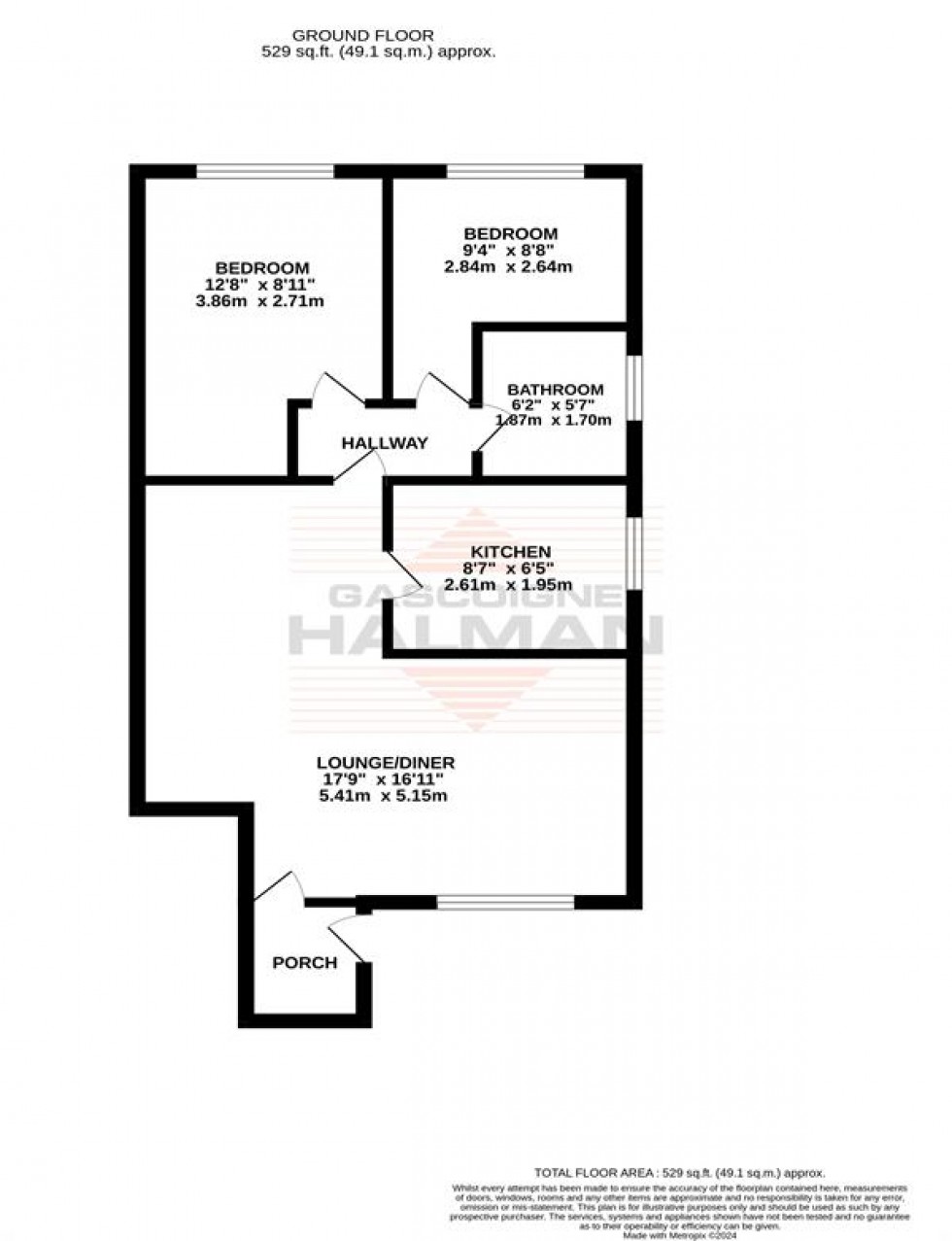 Floorplan for Tulip Close, Sale