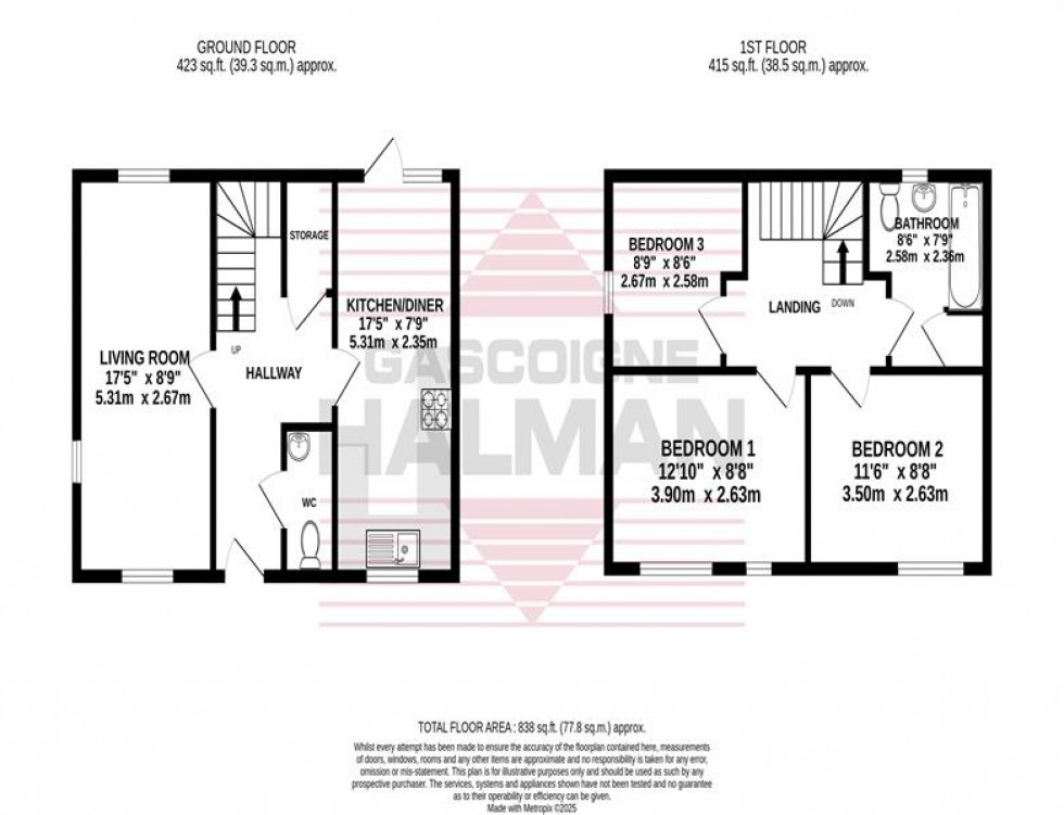 Floorplan for Hattersby Lane, Stockport