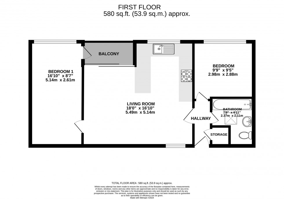 Floorplan for The Paddock, Handforth, Wilmslow