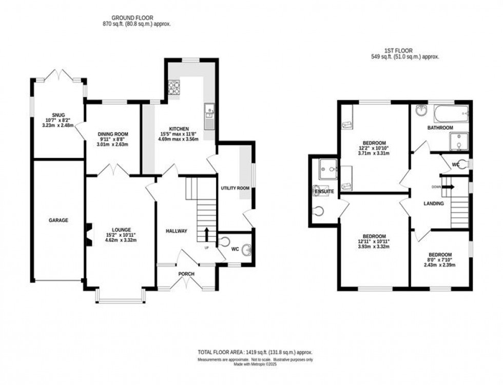 Floorplan for Eccles Road, Chapel-En-Le-Frith, High Peak