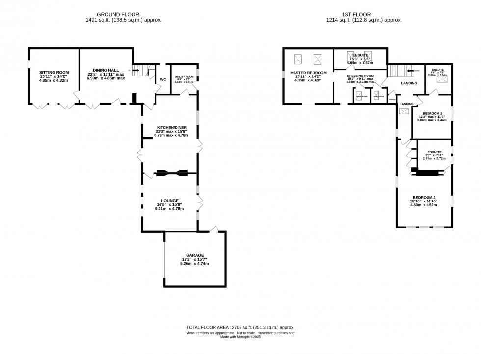 Floorplan for Ackers Road, Stockton Heath