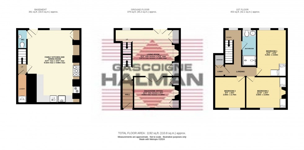 Floorplan for Primrose Lane, Glossop