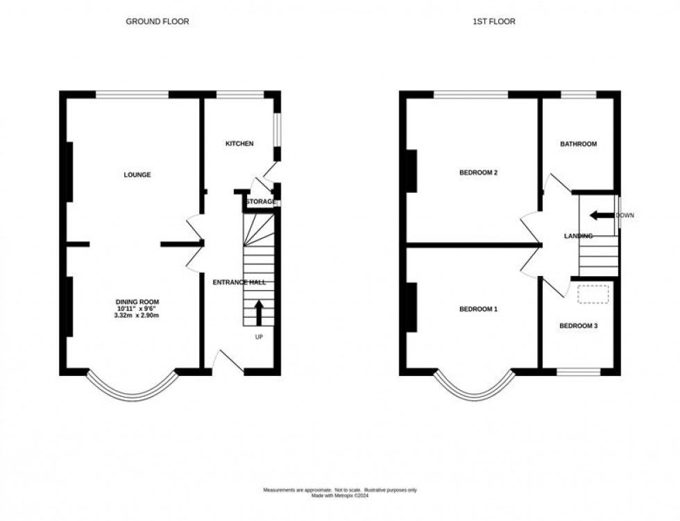 Floorplan for Bower Avenue, Heaton Norris, Stockport