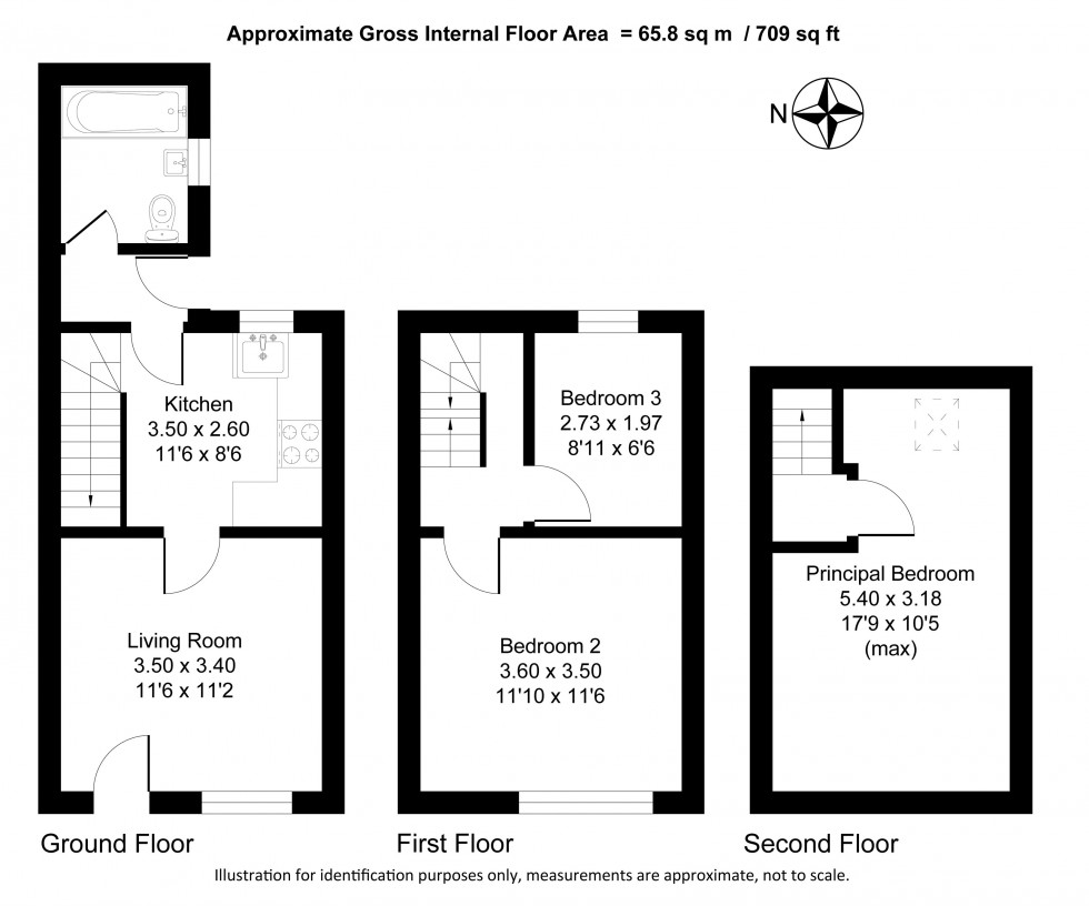 Floorplan for Brookfield Cottages, Lymm