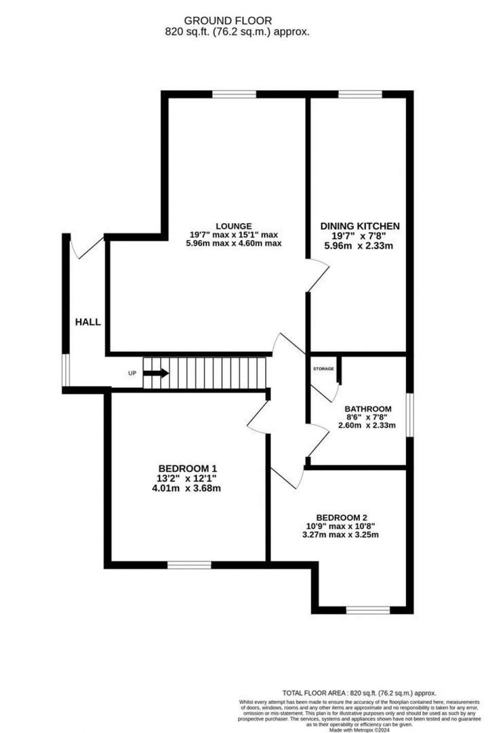 Floorplan for Park Lane, Poynton