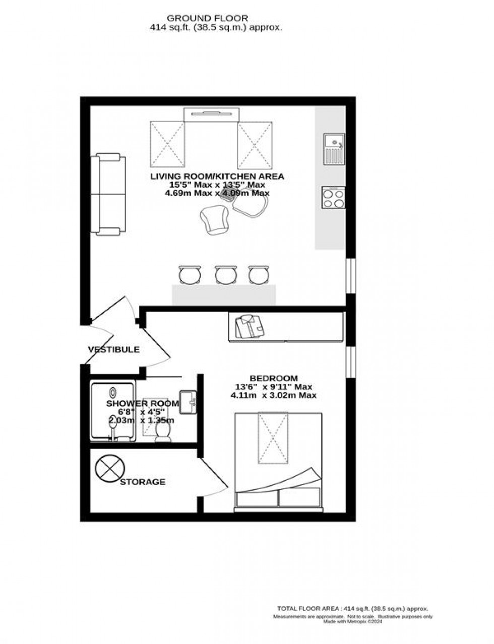 Floorplan for Barrington Road, Altrincham