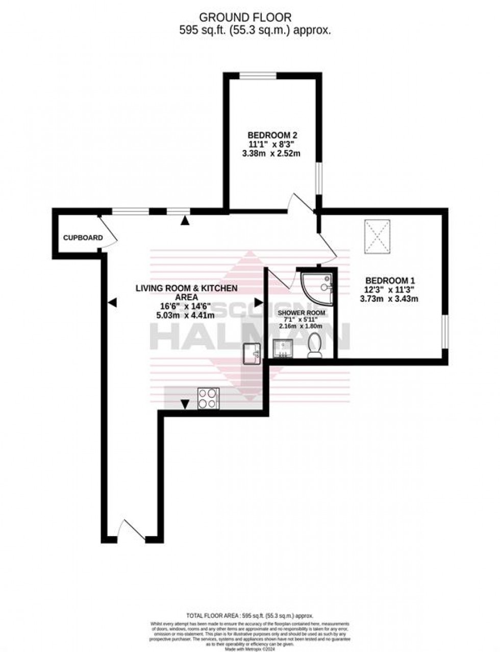 Floorplan for Eden Place, Cheadle, Stockport