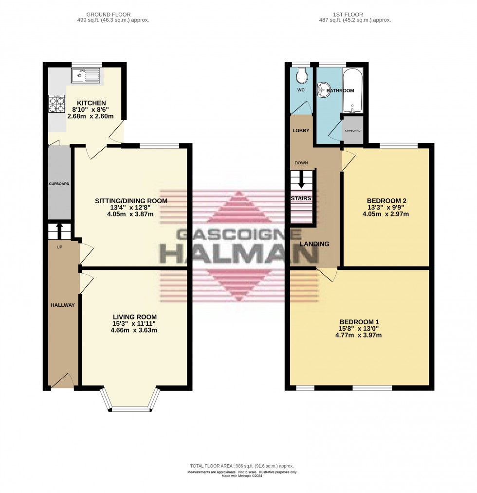 Floorplan for Church Road, New Mills, High Peak