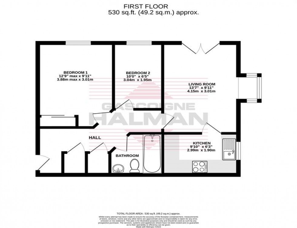 Floorplan for Chadvil Road, Cheadle