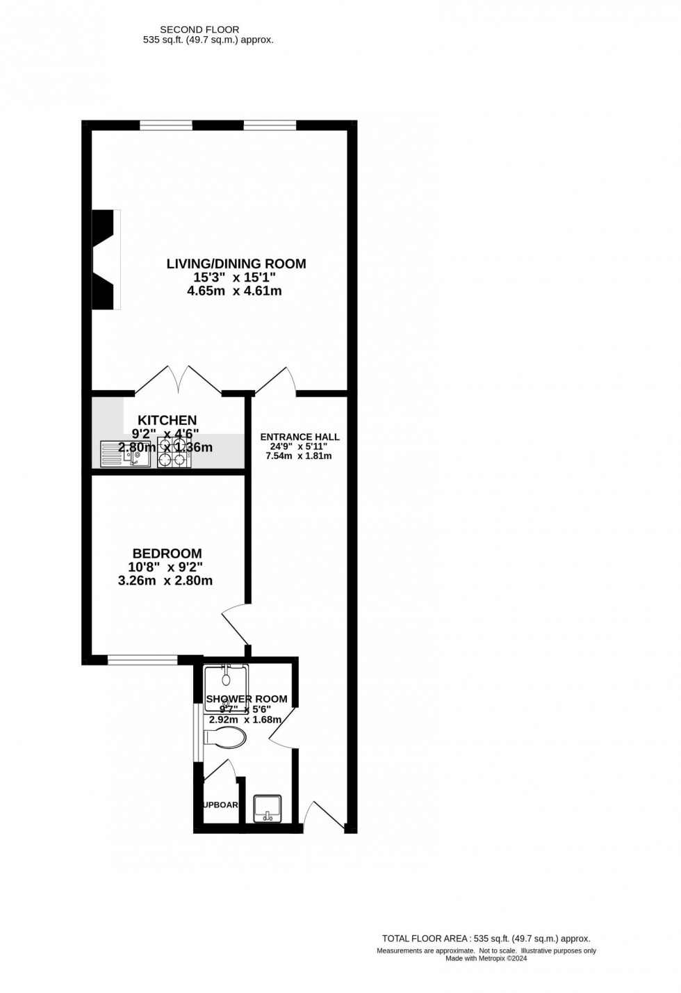 Floorplan for Waterloo Court, Lapwing Lane, West Didsbury