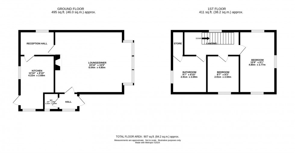 Floorplan for Heald Wood Road, Woodley, Stockport