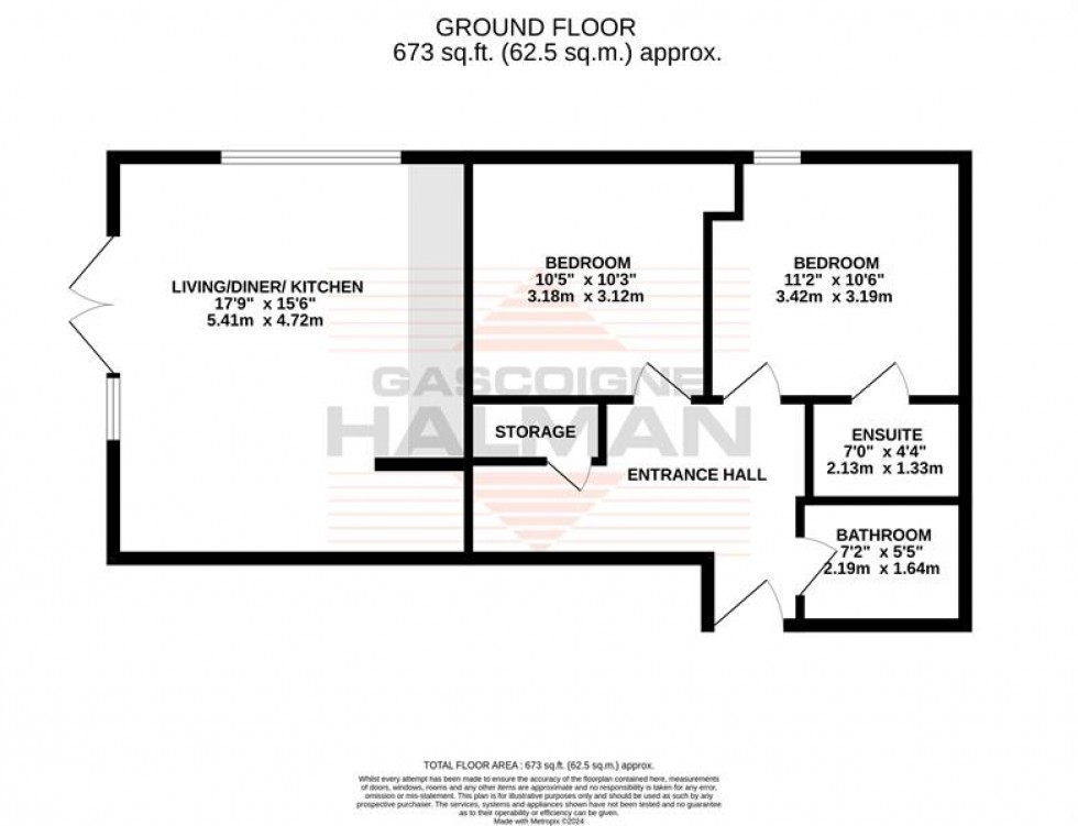 Floorplan for Dane Road, Sale