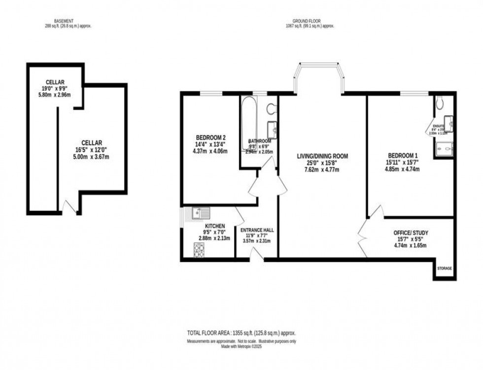 Floorplan for Mersey Road, Didsbury