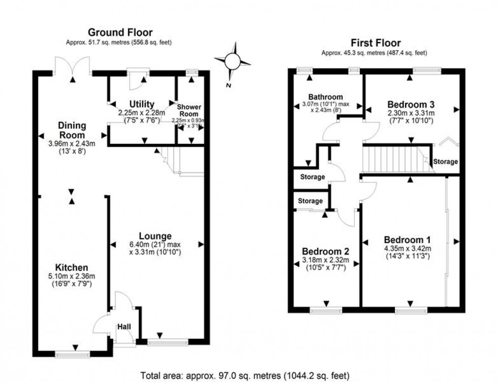 Floorplan for Francis Road, Frodsham