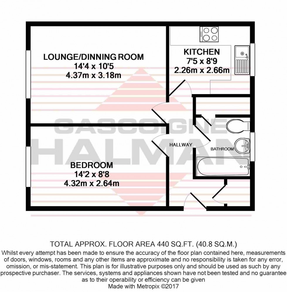 Floorplan for Cranbourne Court, Cranbourne Road, 