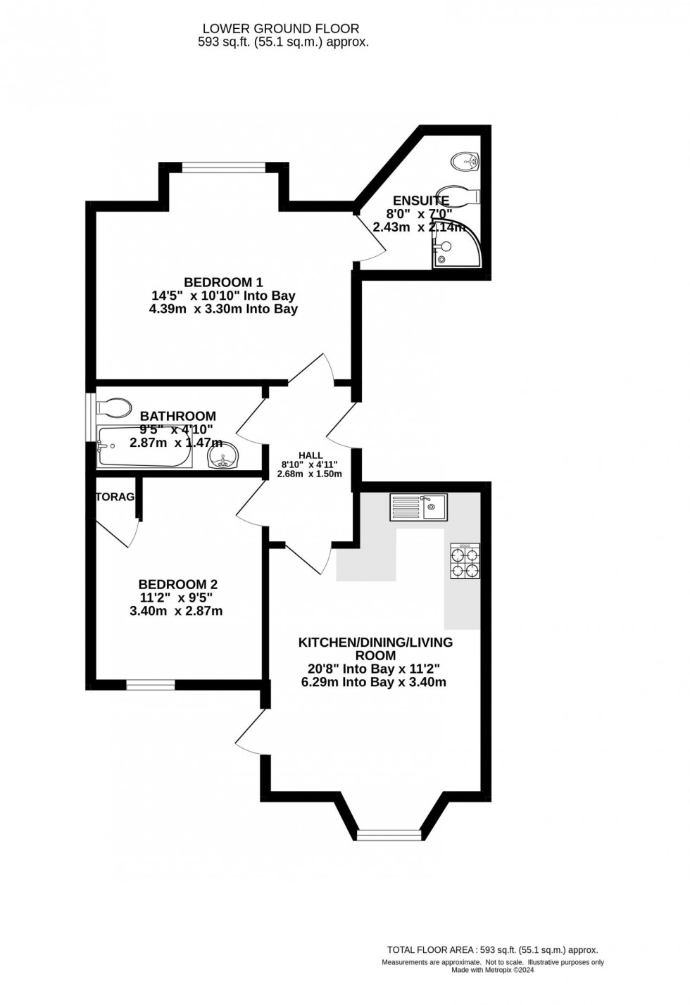 Floorplan for Clyde Road, West Didsbury