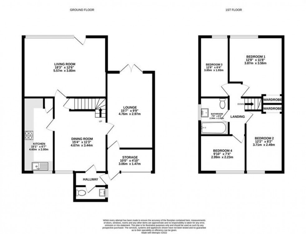 Floorplan for Burnham Close, Cheadle Hulme, Stockport