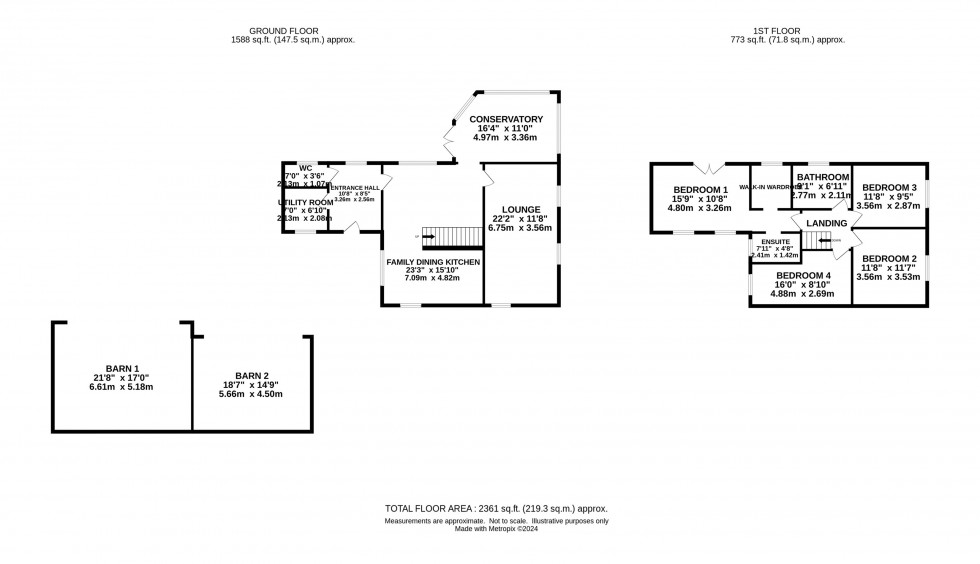 Floorplan for Chelford Road, Alderley Edge