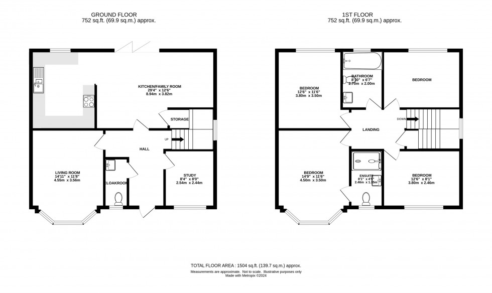 Floorplan for Aldersgate Road, Great Moor