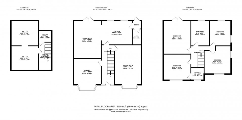 Floorplan for Longhurst Lane, Mellor