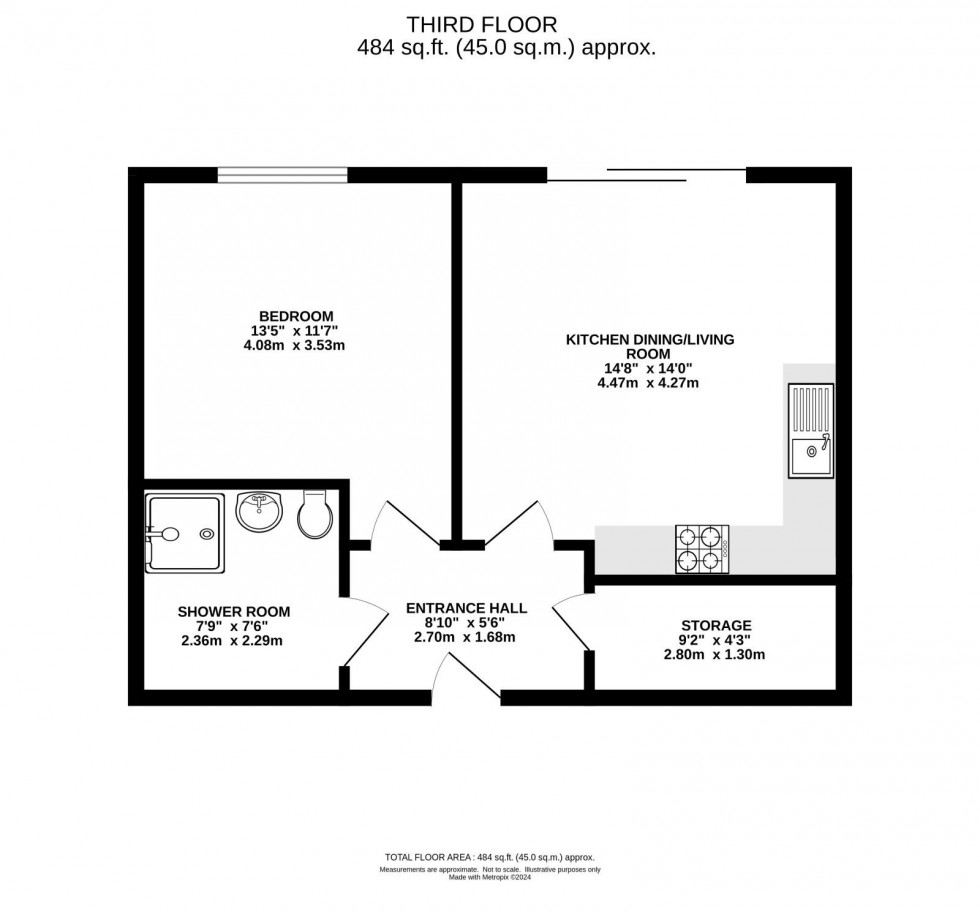 Floorplan for The Boulevard, West Didsbury