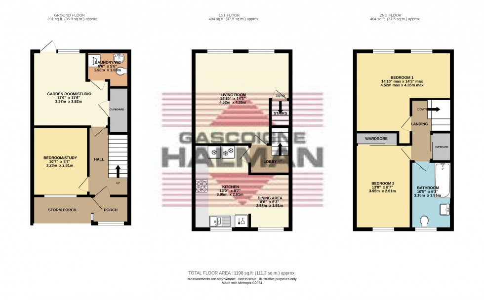 Floorplan for Werneth Road, Glossop